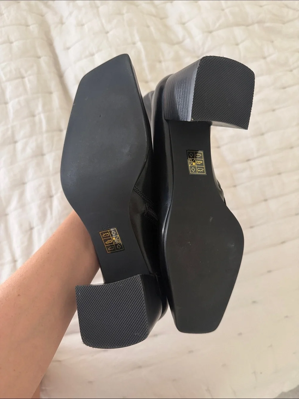 Jeffrey Campbell Black Slique Booties